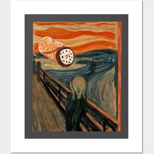 Cannoli The Scream Art Mashup Posters and Art